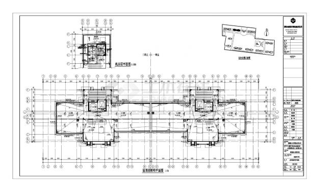 淄博住宅2电气建筑施工CAD设计图-图一