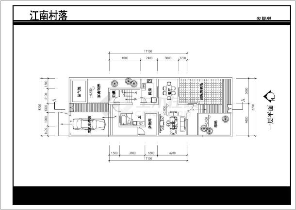 某建工学院钢结构建筑设计CAD施工图-图二