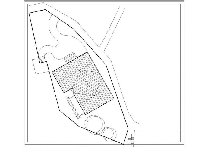 某两层木构别墅建筑设计方案图_图1
