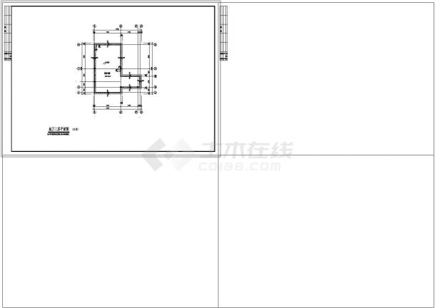 世财滨江文园联体别墅建筑结构全套施工图-图二