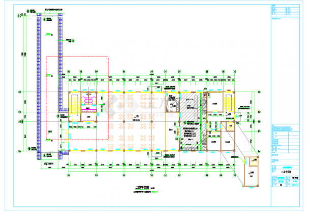 河北4层社会福利院中心老人疗养院建筑施工图CAD图纸-图一