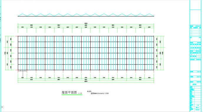 某地自动控温蔬菜温室大棚最新全套技术施工图CAD图纸_图1