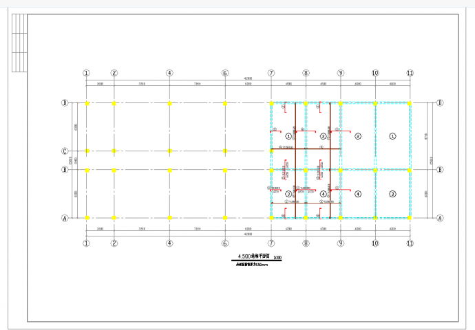 某地办公楼结构全图CAD图纸_图1