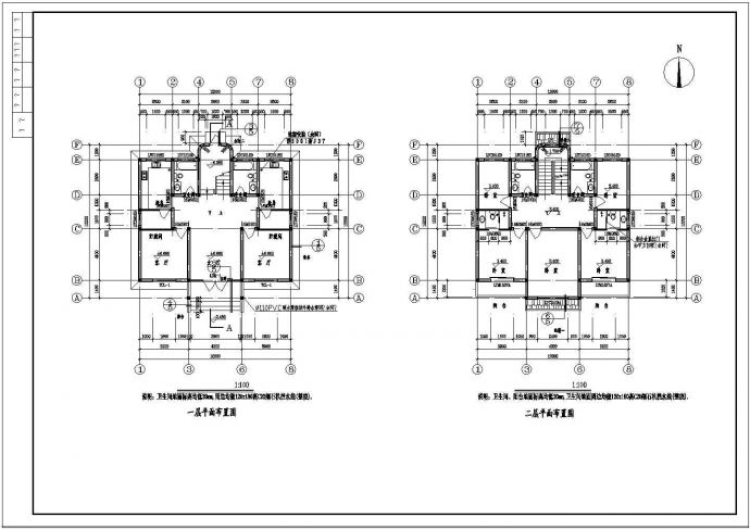 三层农村别墅建筑设计CAD图_图1