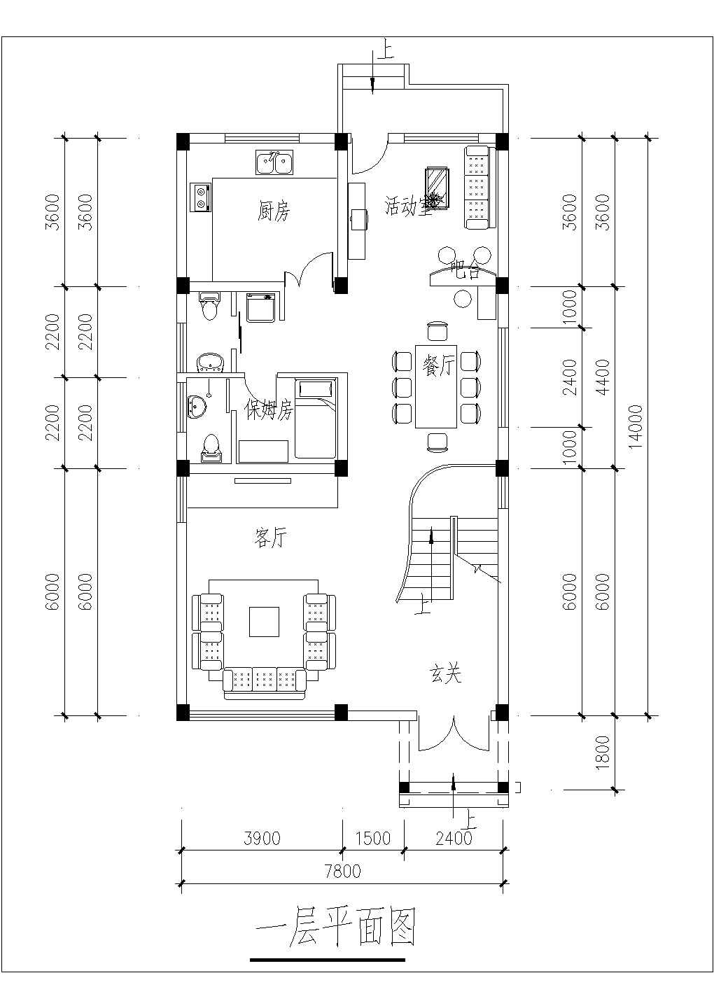 农村三层小别墅建筑方案施工图