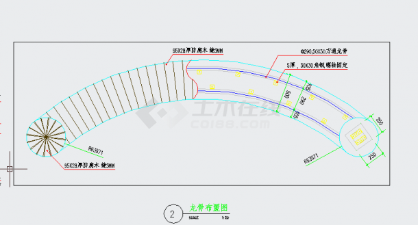 重庆社区活动广场景观规划设计施工图-图一