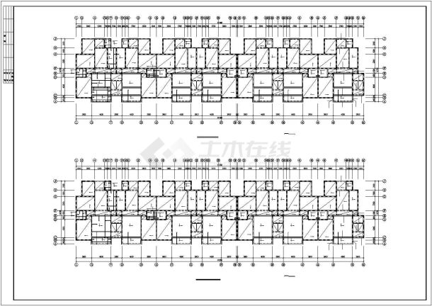 某6层结构住宅设计cad图纸（共4张）-图一