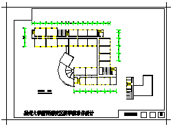 某大学教学楼建筑设计施工图带效果图-图二