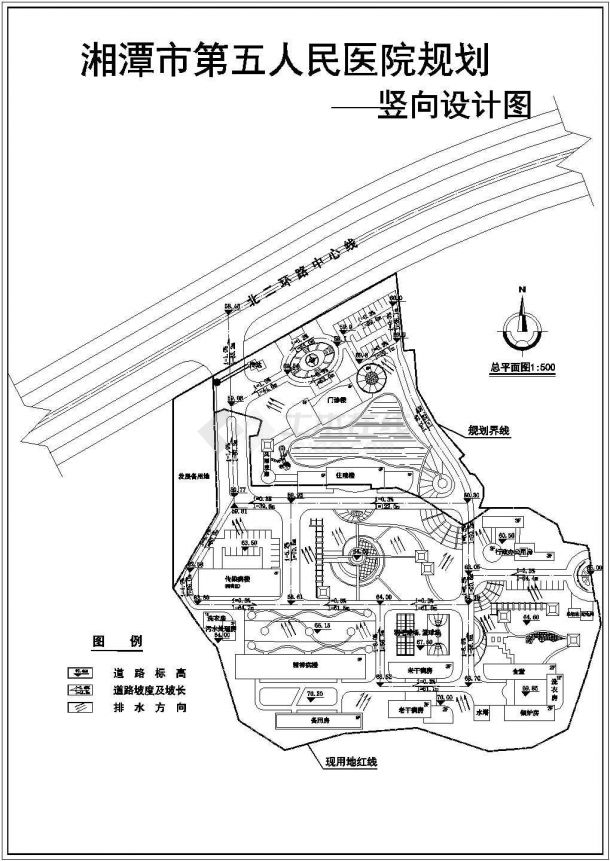 某小区的规划总设计详细施工方案CAD图纸-图一