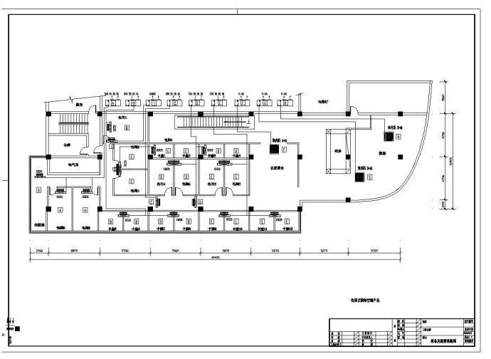 某茶楼中央空调施工设计方案图_图1