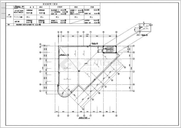 某商用小区工程规划布置设计详细施工方案CAD图纸-图一
