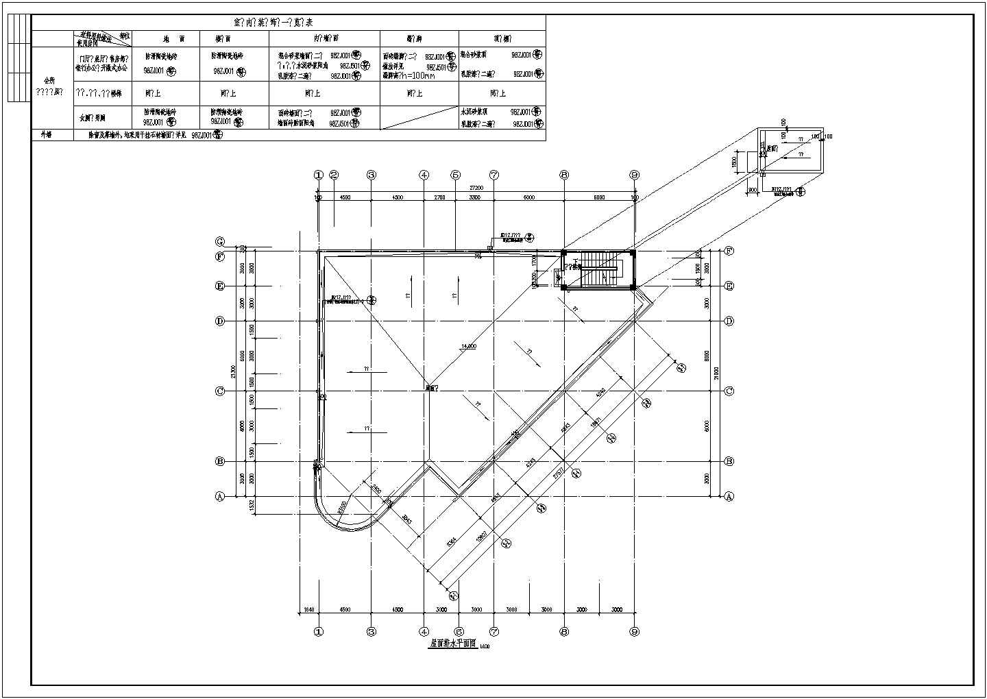 某商用小区工程规划布置设计详细施工方案CAD图纸