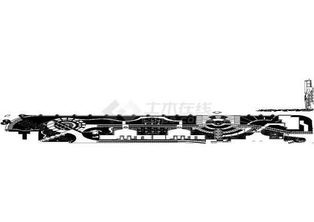 某小区总体建筑规划设计详细施工方案CAD图纸-图一