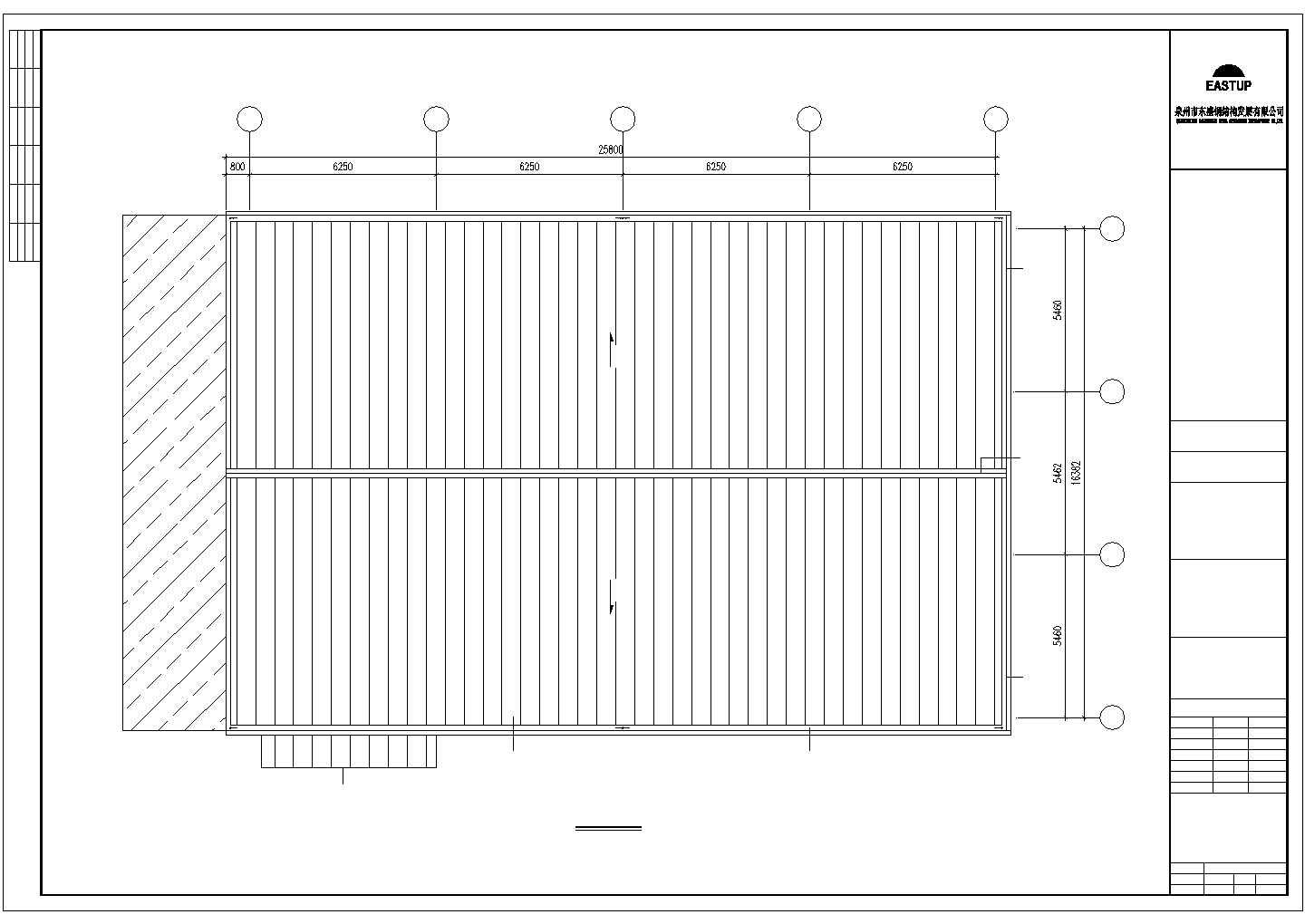 东升三厂样品房结构设计cad图纸