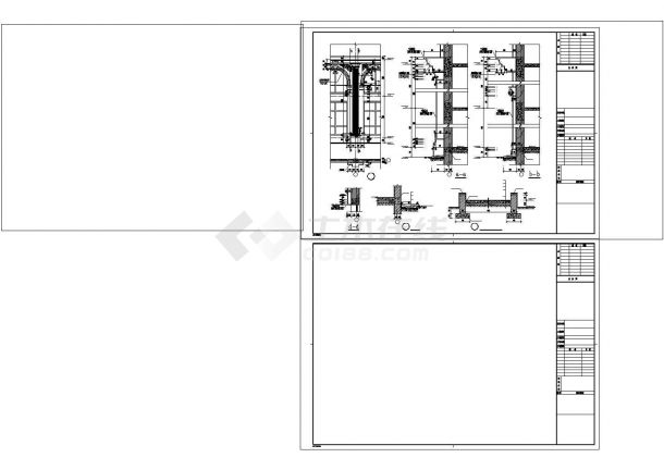 六层欧式办公楼建筑施工图及CAD效果图-图二