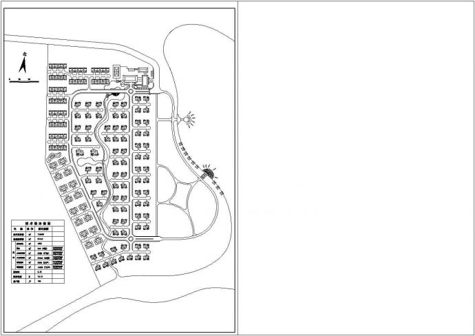 某太平湖别墅区总规划设计详细施工方案CAD图纸_图1