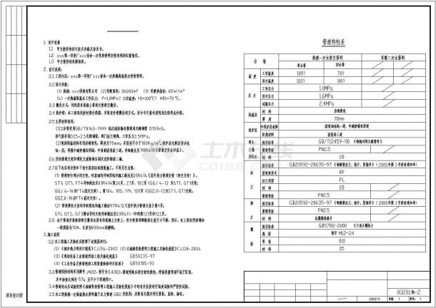 常熟某服装印染厂宿舍室外供热管网全套施工设计cad图-图一