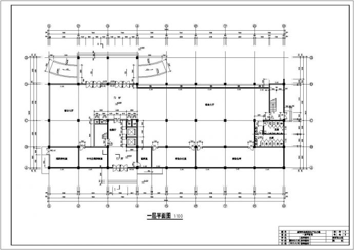 6032.76平米6层环保科技生产办公楼建筑cad图纸毕业设计_图1
