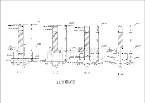 北京某三层框架结构办公楼建筑设计图纸-图一