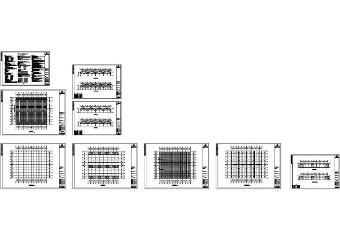 厂房设计_石狮某公司钢结构厂房设计CAD图_图1