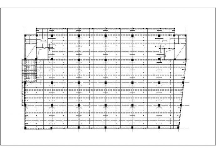 某地6层工业和科研厂房结构CAD参考图_图1