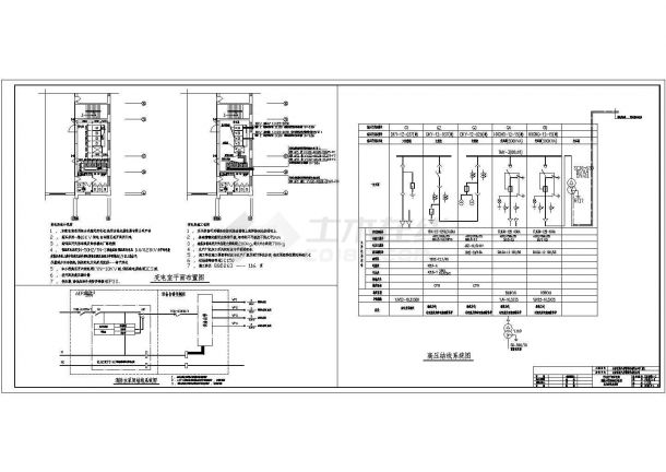 厂房电气施工图CAD图纸-图二