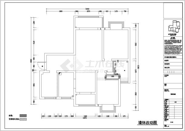 3室2厅实用型家装施工图(简欧风格)【DWG JPG】cad图纸-图二
