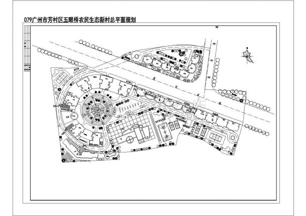 武汉某多套CAD小区设计完整图纸-图二