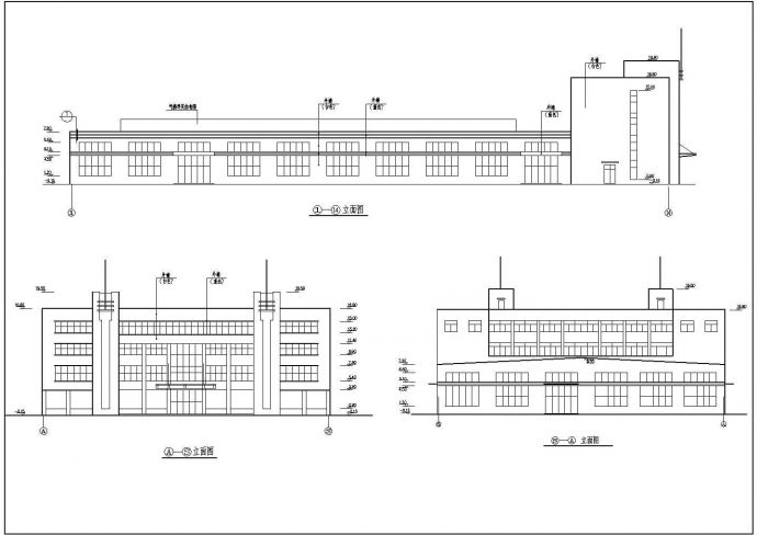 某制造厂房设计CAD设计框架结构施工图_图1