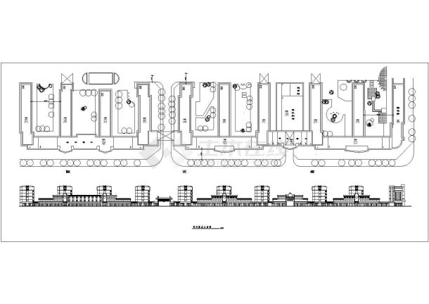 某新苑小区CAD设计建筑构造完整规划图-图一