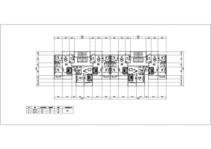 某城市住宅楼建筑规划设计全套CAD施工平面图_图1