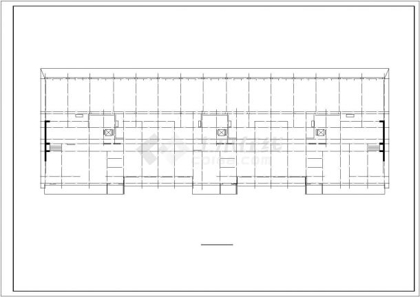 某高层板式住宅楼建筑设计CAD施工图-图二