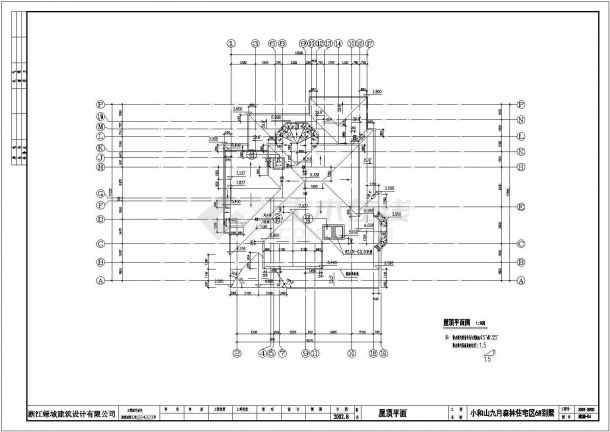 某二层砖混结构森林住宅别墅（建筑面积324平方米）设计cad全套建筑施工图（含设计说明）-图一