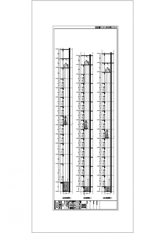 某地区别墅建筑电梯详细设计施工CAD图纸_图1