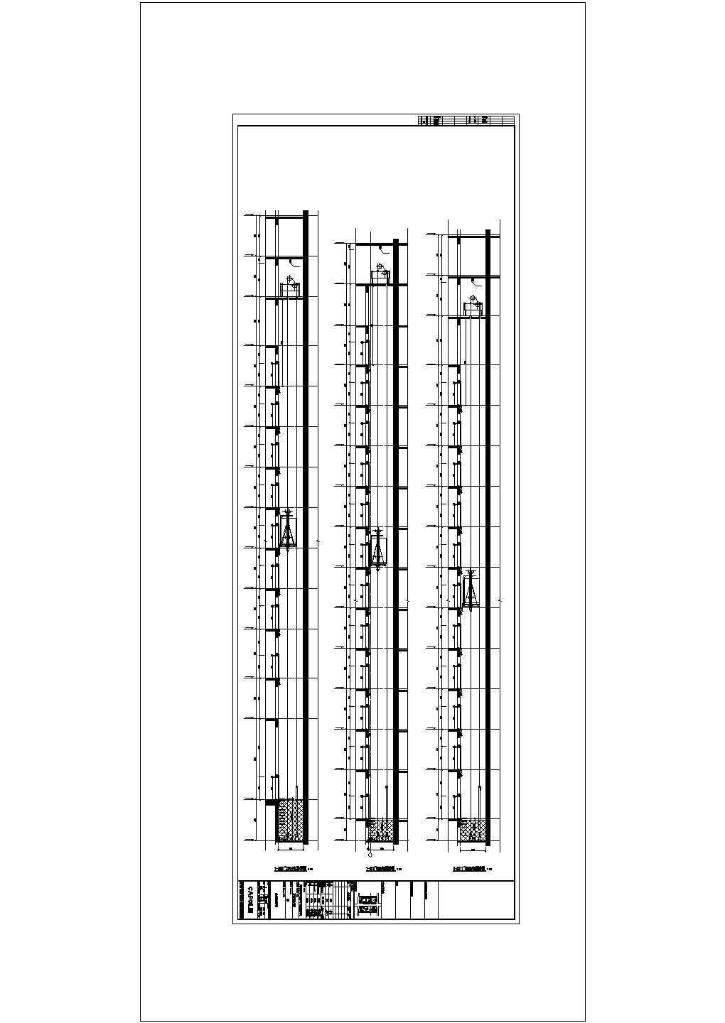 某地区别墅建筑电梯详细设计施工CAD图纸