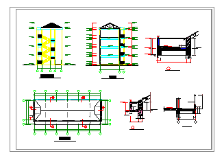 某地区教学楼建筑设计CAD施工图纸全套-图二