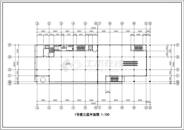 某综合楼建筑设计方案图带效果图纸-图二