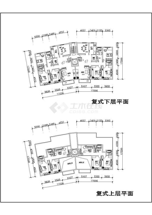 某聚福小区规划CAD完整平面设计图-图一