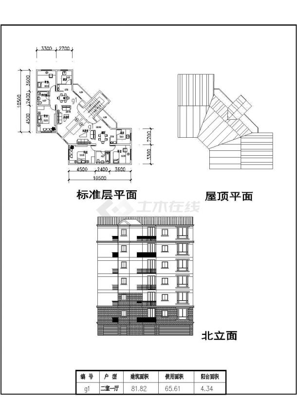 某聚福小区规划CAD完整平面设计图-图二