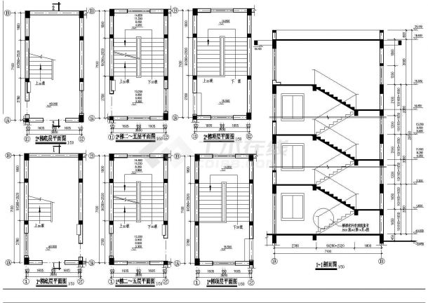 某大型公司设计平面厂房CAD建筑施工图-图一