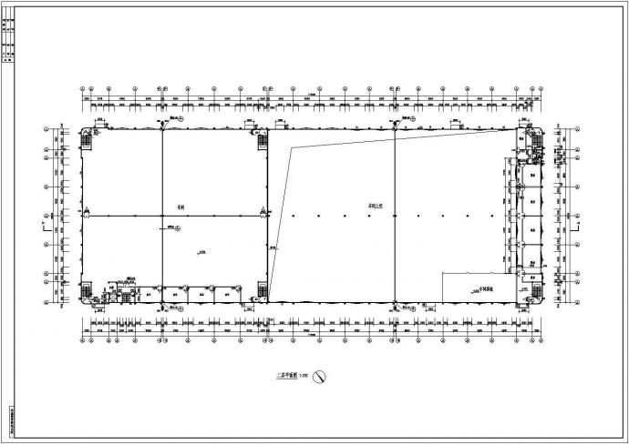 宁波某公司二期厂房CAD框架结构设计图_图1