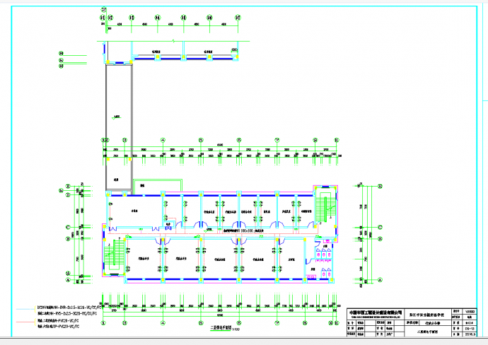 某地行政办公楼电气施工CAD图纸_图1
