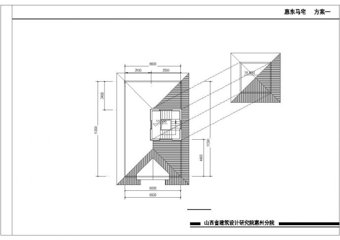 某经济开发区居民小区欧式多层别墅建筑设计CAD图纸_图1