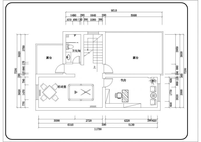 某经济开发区居民小区欧式别墅建筑布置设计CAD图纸_图1