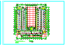 某学校学生公寓楼全套cad建筑施工全图-图二