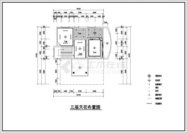 某城市花园式小区别墅装修完整设计CAD图纸-图二