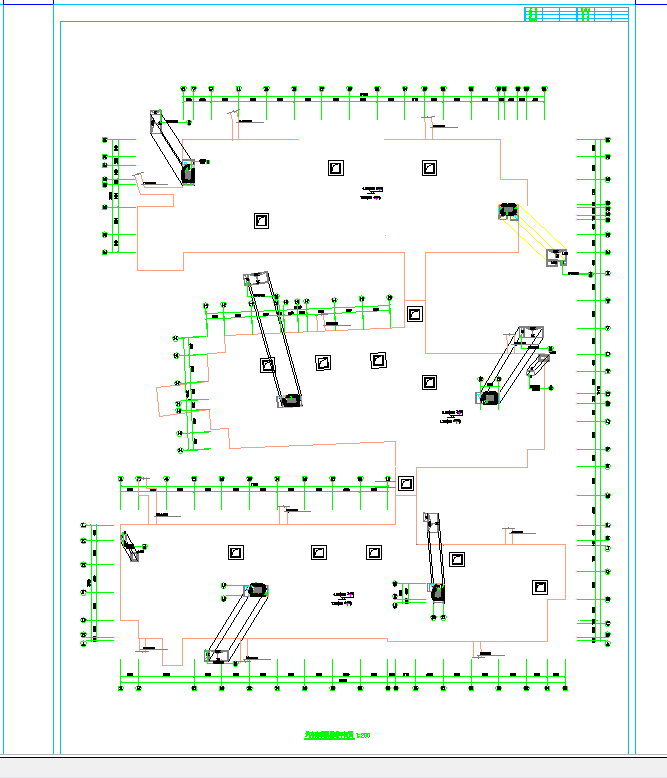 某地地下车库电气出图CAD图纸_图1