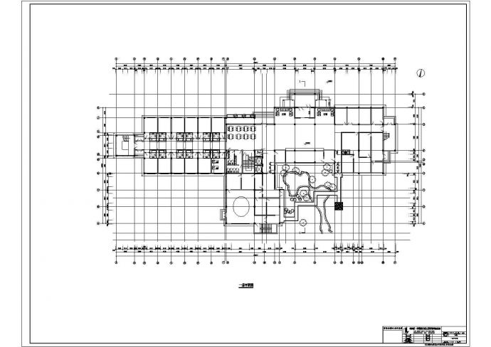 宁海市某温泉度假村三层砖混结构组合式民居休闲别墅建筑设计CAD图纸_图1