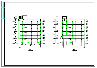 某学生公寓建筑设计CAD施工方案图纸-图二
