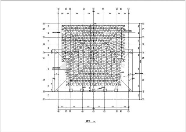 上海市太阳湖别墅区350平米3层框混结构独栋别墅全套建筑设计CAD图纸-图一